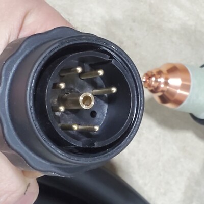 Replacement PAC123 Plasma Torch Fits Powermax 600 Uses Hypertherm 45 Parts