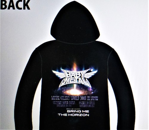 Felpa con cappuccio BABYMETAL taglia XL "METAL GALAXY" Giappone rara - Foto 5 di 5