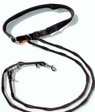 Joggingleine Fahrradleine Walkingleine Hundeleine mit Bauchgurt o. Schultergurt