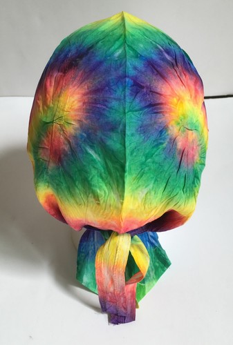 *New* Handmade, Tie Dye Biker Skull Cap, Doo Rag, Bandana, 30 Years Experience! - Picture 5 of 5