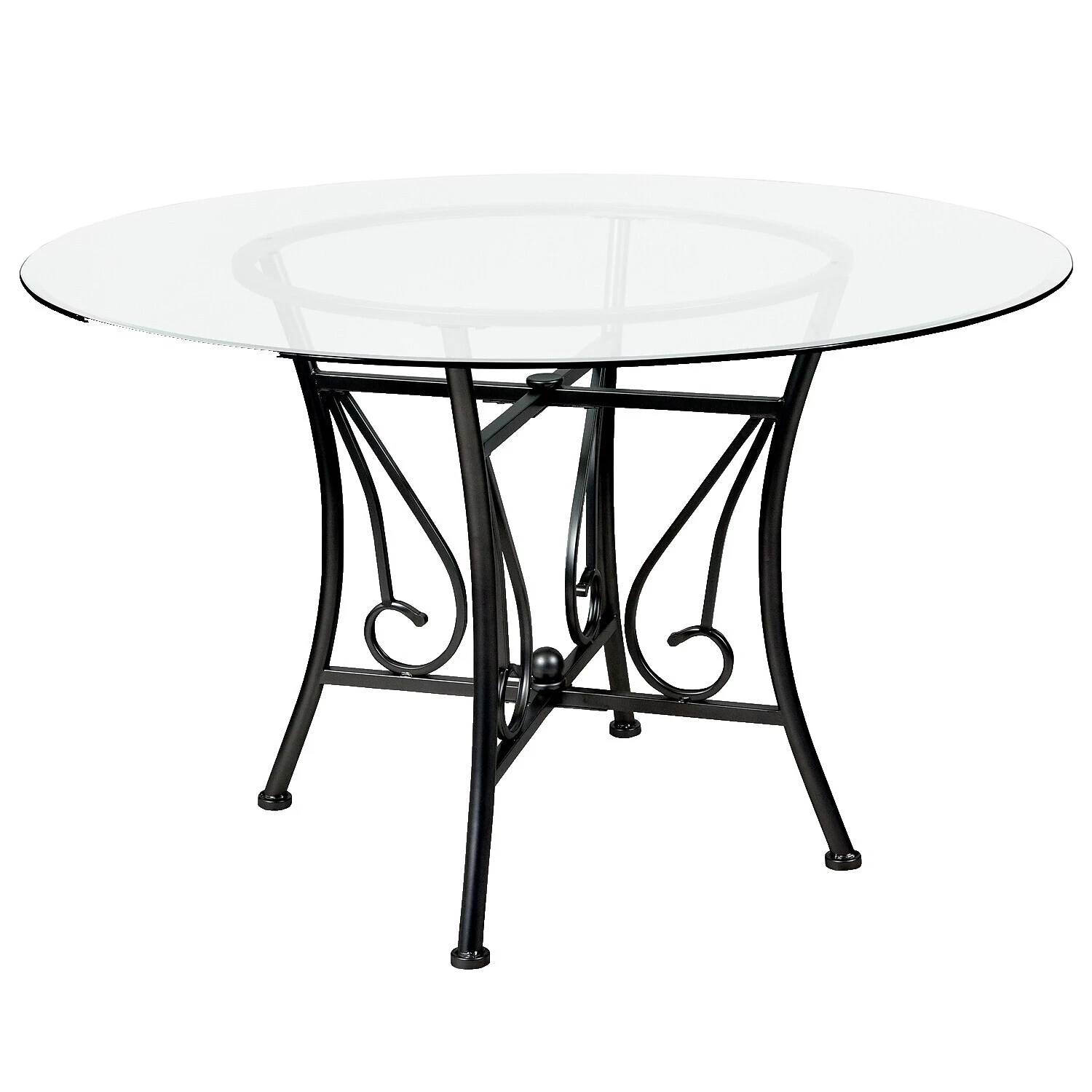 Juegos de Muebles de Comedor Redonda de Vidrio tradicional