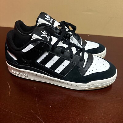 adidas Men\'s Black White Low Top Lace-up Sneakers Sizes 6 s-l400.jpg main image 2
