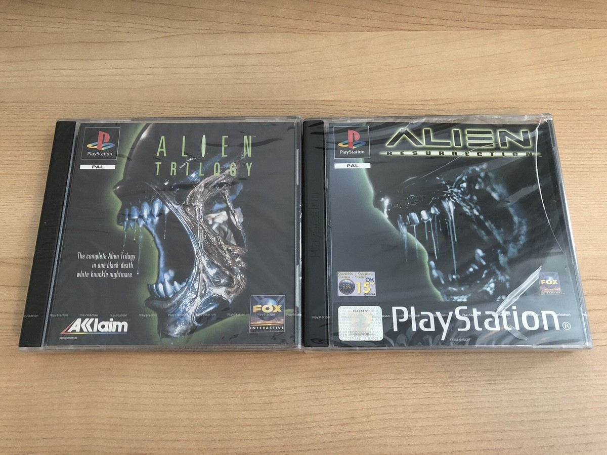 Alien Trilogy Alien Resurrection (PS1) Both Brand New and