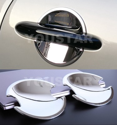 EXPRESS X2 CHROME Door Handle Cup Insert Covers for MINI Cooper F56 F57 2014 ON
