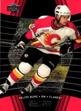 Valeri Bure Calgary Flames #16 Upper Deck Black Diamond 2000 NHL Hockey Card