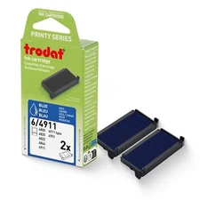2-Pack Blue Replacement Pads for Printy 4911 Self-Inking Stamp Office