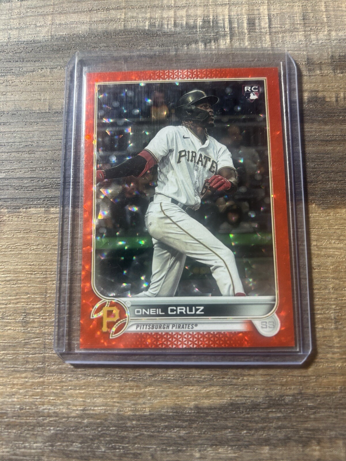 2022 Topps Oneil Cruz Red Foilboard Rookie /199 Pittsburgh Pirates 537