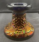VINTAGE CARNIVAL NORTHWOOD PURPLE GRAPE & CABLE SMALL SIZE PUNCH BOWL BASE