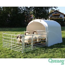 Großraumhütte mobiler Unterstand Schafstall Schafhütte Schaf Iglu o. Steckhorde