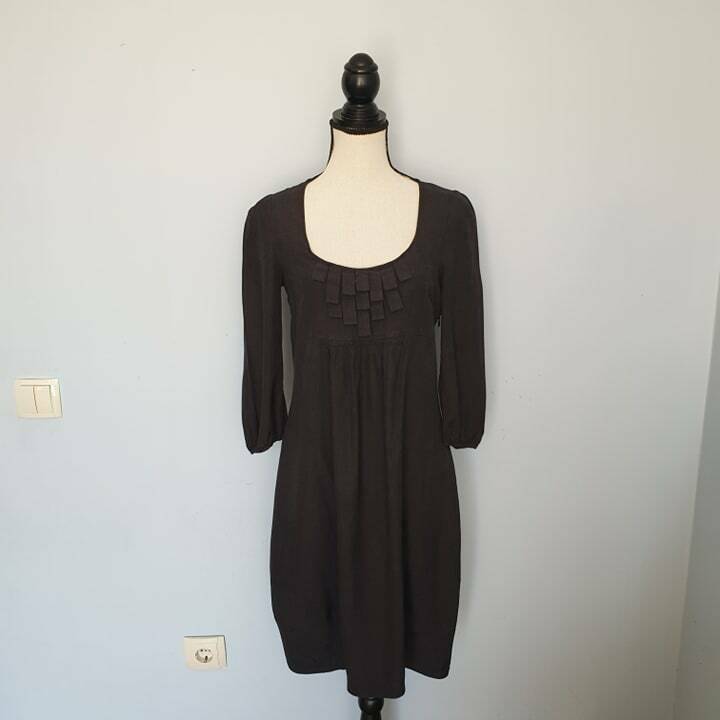 rutzou silk dress Vintage Yellow Silk Maxi Silk Dress//Butterfly Print//Rtzou Butterfly dress, Danish Design//Size S