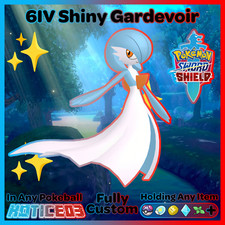 GARDEVOIR ✨ Ultra SHINY 6IV ✨ Pokemon SWORD and SHIELD lv100 EVs +MasterBall