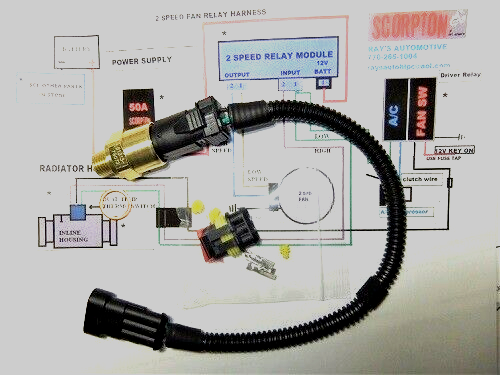 61318361787 2 Speed Fan Temperature Switch & Socket 12