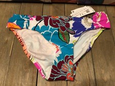 Trina Turk Swim/Spa Coll.Colorful Floral Swim Hipster Bikini Bottom Sz 4 NWT 72