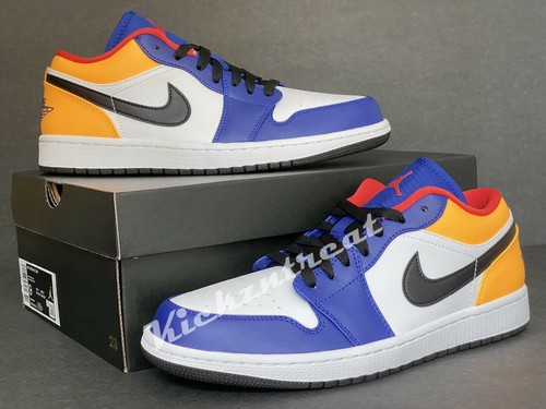 Nike Air Jordan 1 Low Royal Yellow Blue 