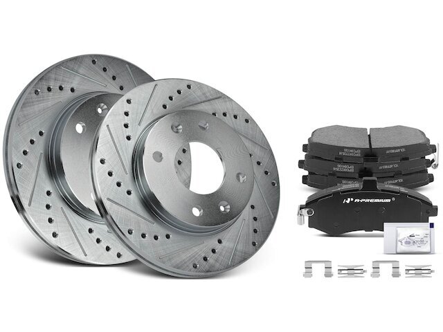 Hyundai Elantra 2002-2005 Front Brake Pad & Rotor Kit 2.0L 4 Cyl 35VSCV