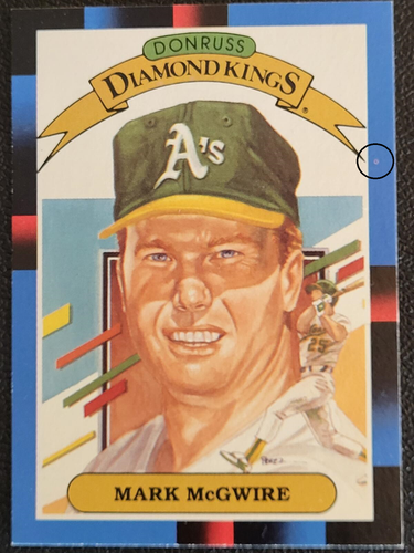 Tarjeta de error 1988 Donruss - Diamond Kings #1 Mark McGwire (casi como nueva) - Imagen 1 de 24