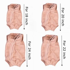 Suede Cloth Body for 18"-26" Reborn Baby Dolls Full Limbs Kits Repair DIY Supply