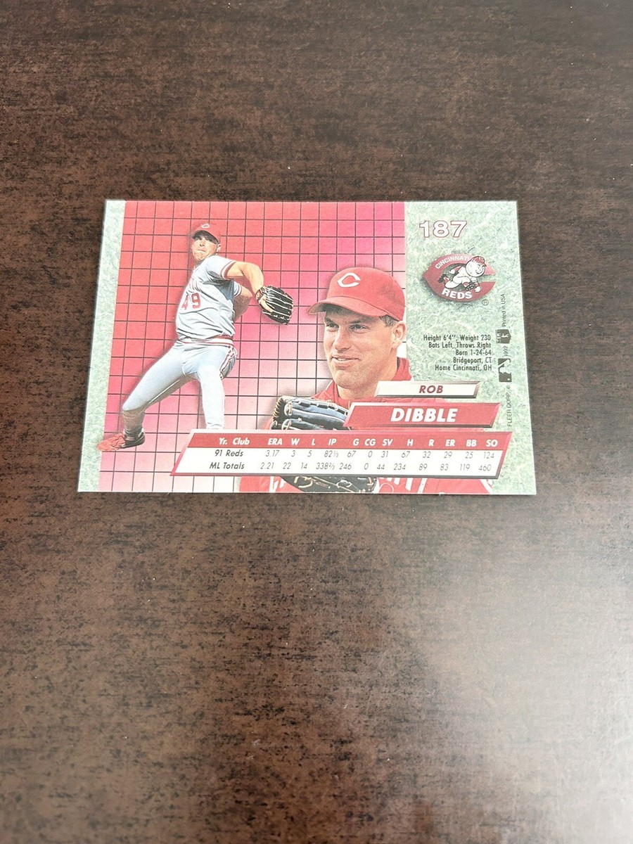 【R&B】C-Wins 1992 Ultra #187 Rob Dibble Cincinnati Reds | eBay