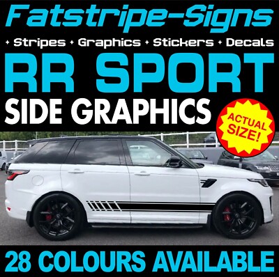 Range Rover Side Stickers to fit RANGE ROVER SPORT GRAPHICS DECALS STICKERS STRIPES 4x4 HSE SE ...