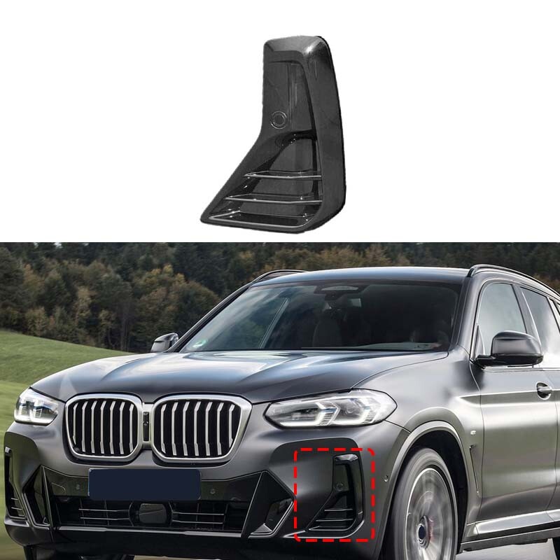 Left Front Bumper Fog Light Cover Grill For BMW X3 X4 G01 G02 M40i
