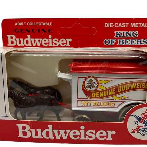 1979 Budweiser Lledo Die Cast Metal Horse Pulled City Delivery White Truck § - Picture 6 of 6