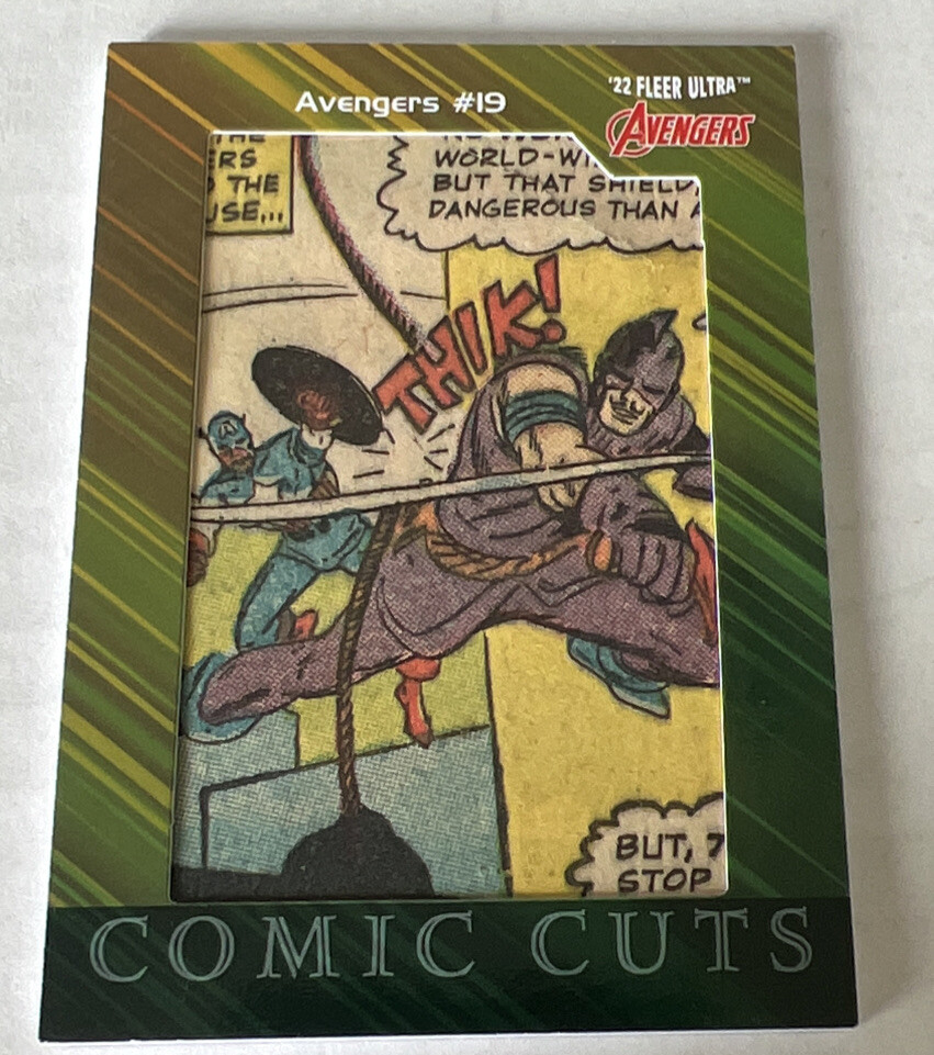 Avengers #CC-AVG102 Marvel 2022 Ultra Avengers Comic Clippings trading card — raw and PSA graded price guide