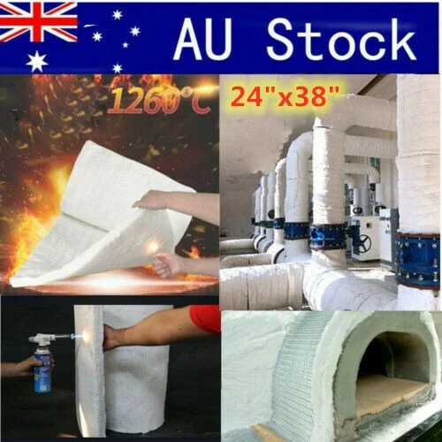 Ceramic Fibre Blanket Thermal High Temperature Insulation Carpet Mat  1*0.61m | eBay