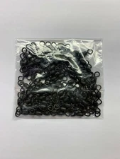 100 pcs. Rosco 802 Black Barrel Fishing Swivels Size#1  150 Lb.Test  Made in USA