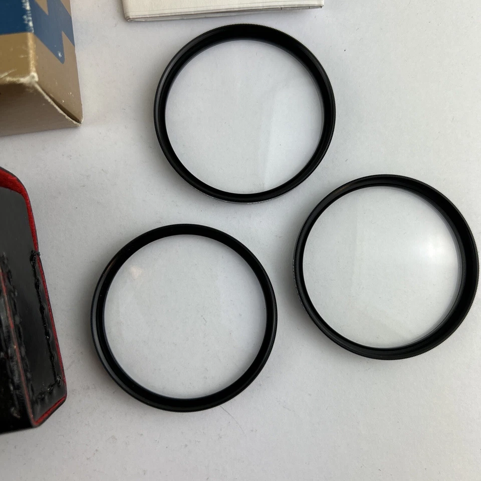 Promaster Spectrum +1 +2 +4 Macro close-up Lens Filter set of 3 kit excellent - Image 2 of 4