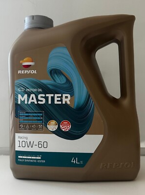 Motor Oil MASTER 10W60 Racing REPSOL 4L Pack 1un | eBay