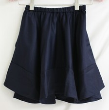 J Crew Crewcuts Skirt blue Solid Elastic waist