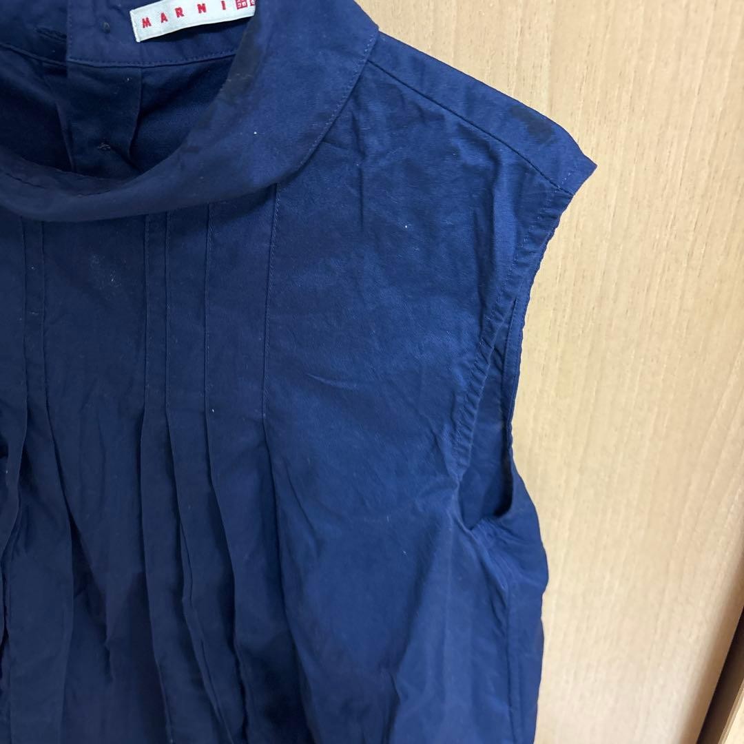 UNIQLO MARNI Navy Sleeveless Shirt Men’s New thumbnail 7