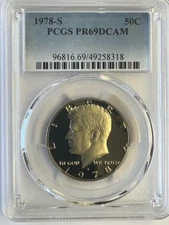 1978-S PCGS PR69DCAM KENNEDY HALF DOLLAR  - $5.00 FLAT RATE SHIPPING