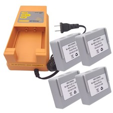 UCH-2 Battery Charger 100-240V AC  4x Hetronic 3.6V 68300900 Battery US Plug 