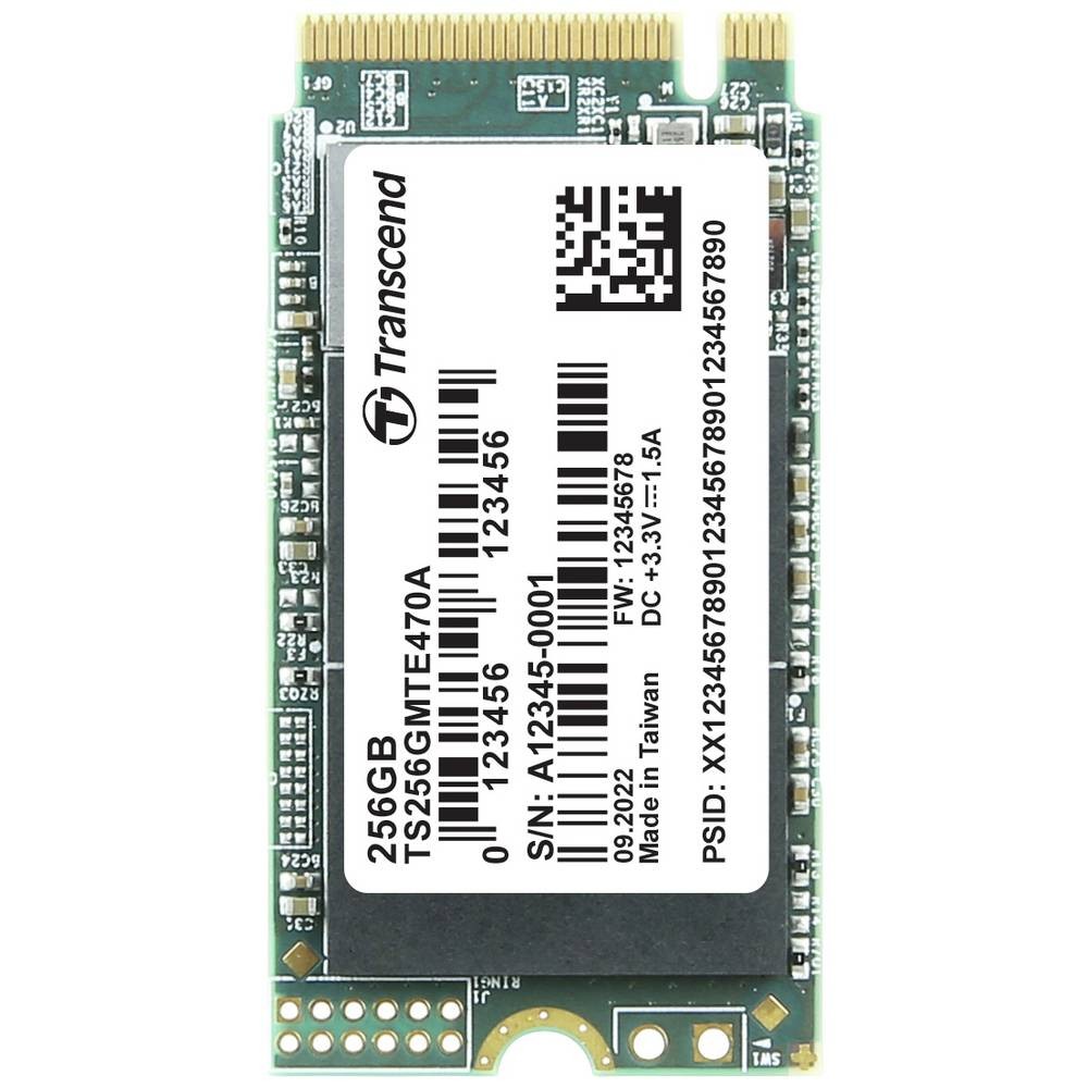 SSD interne NVMe Transcend 256 Go répare un ordinateur portable lent