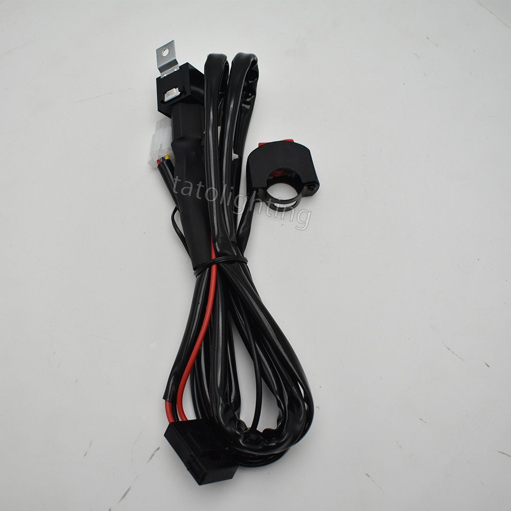 LED Headlight + Wiring Harness Switch For Kawasaki KLX 250 Honda CRF150F CRF230F