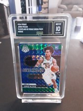 2024-25 Panini Mosaic - Give and Go Jared McCain Green Mosaic Prizm (RC) Gma 10