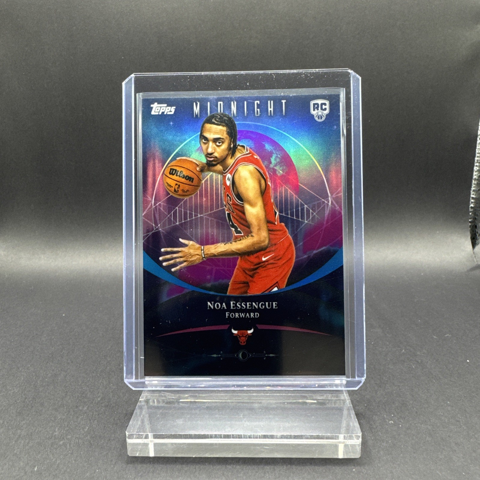 Noa Essengue Rookie 2025-26 Topps Midnight #72 Chicago Bulls