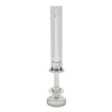 Medium Crystal Bubble Hurricane Candle Holder with Shade