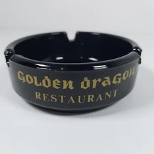 Vintage Original Golden Dragon Restaurant San Francisco, Ca.  Ashtray 1980s