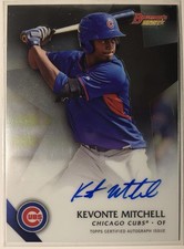 2015 Bowman's Best of Kevonte Mitchell #B15-KM Auto