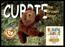 1999 Beanie Babies Series 2 Cubbie the Brown Bear  #164