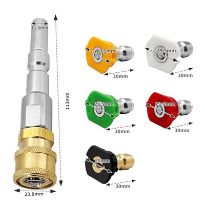 #ad Quick Coupling Adapter for Nilfisk Neptune KEW Alto Pressure Washer Nozzles AU $27.38
