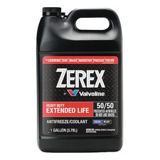 Zerex Zxedru1 Antifreeze Coolant, 1 Gal., Rtu