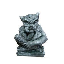 Deko Figur Statue Skulptur 47 cm FIguren Statuen Skulpturen Drachen Troll G24