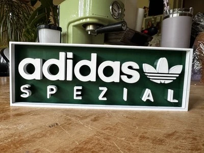 BR3TTIN3D Adidas Special | Sign | Logo | Mancave | Camera da letto | 26 cm x 10 cm