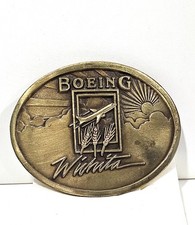 Vintage Boeing Wichita Belt Buckle Limited Edition no. 254 of 500