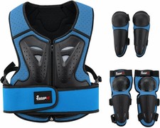 Youth Chest Protector Motocross Armor Kids Dirt Bike Gear Adjustable for Cycling