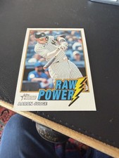 AARON JUDGE 2026 TOPPS HERITAGE RAW POWER CARD NEW YORK YANKEES 