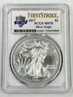 2017 $1 American Silver Eagle MS70 First Strike 1 oz US Mint 225th Anniversary